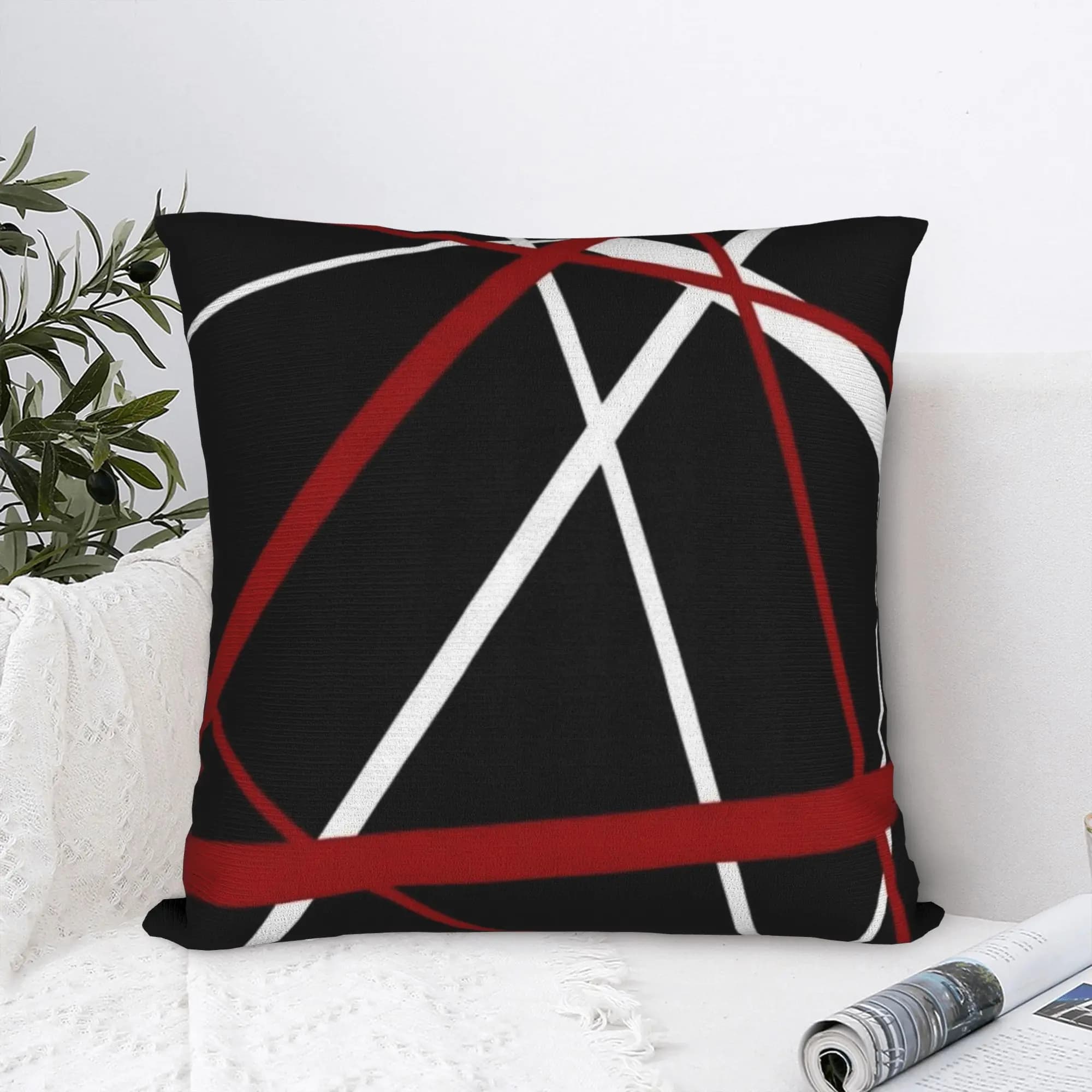 Federa per cuscino Black Soul Van Halen, morbida e divertente, per sedia, divano, decorazioni per la casa