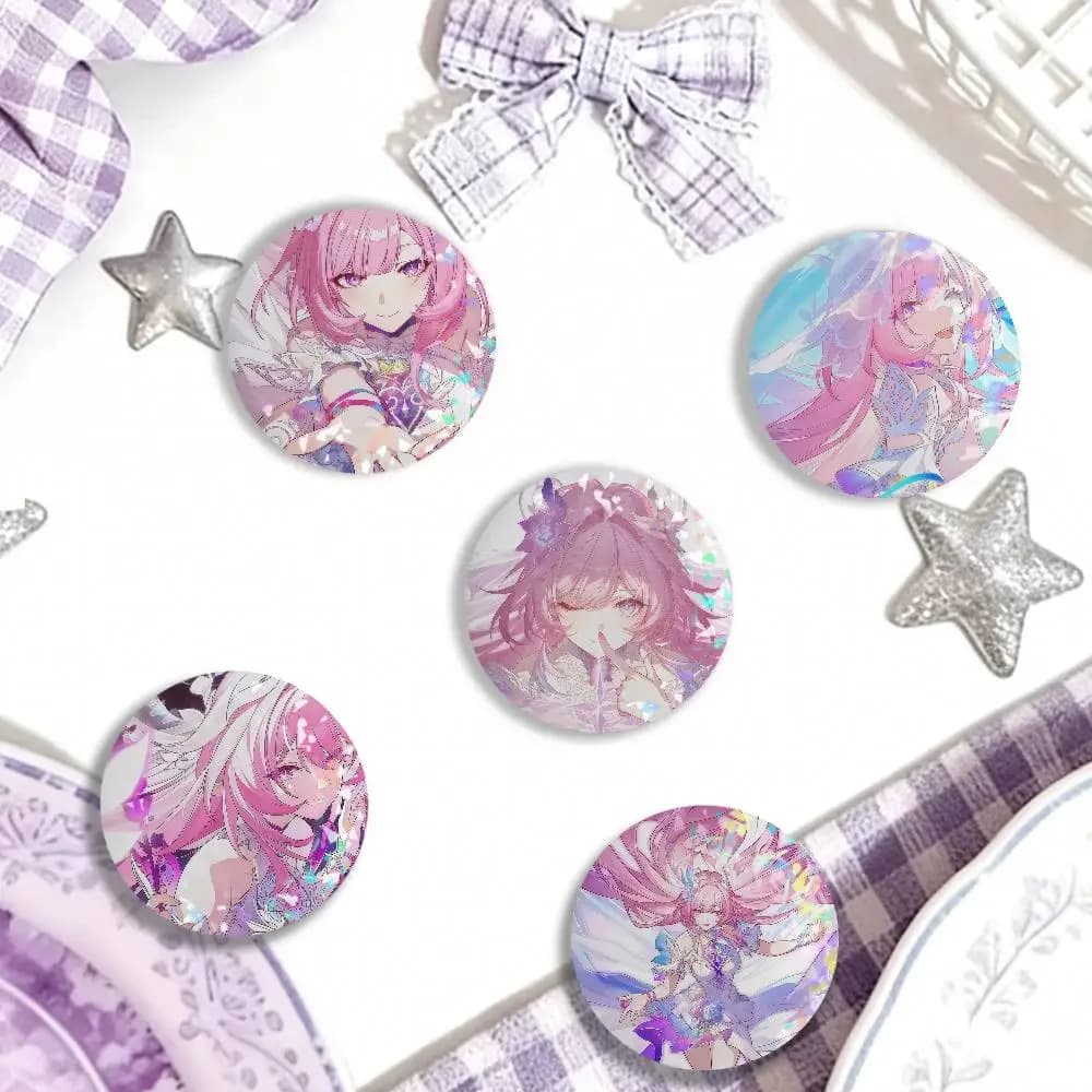 Badge Laser Creativo del Videogioco Honkai Star Rail Cyrene, Accessori per Zaini, Ottimi Regali per Amici e Bambini