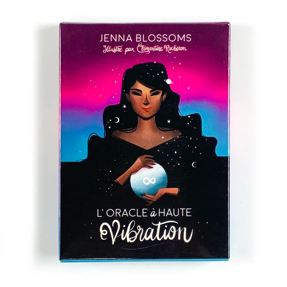 L'Oracle à Haute Vibration - 44 Card French Oracle Deck , Cosmic Energy & Frequency Healing, Perfect for Spiritual Alignment