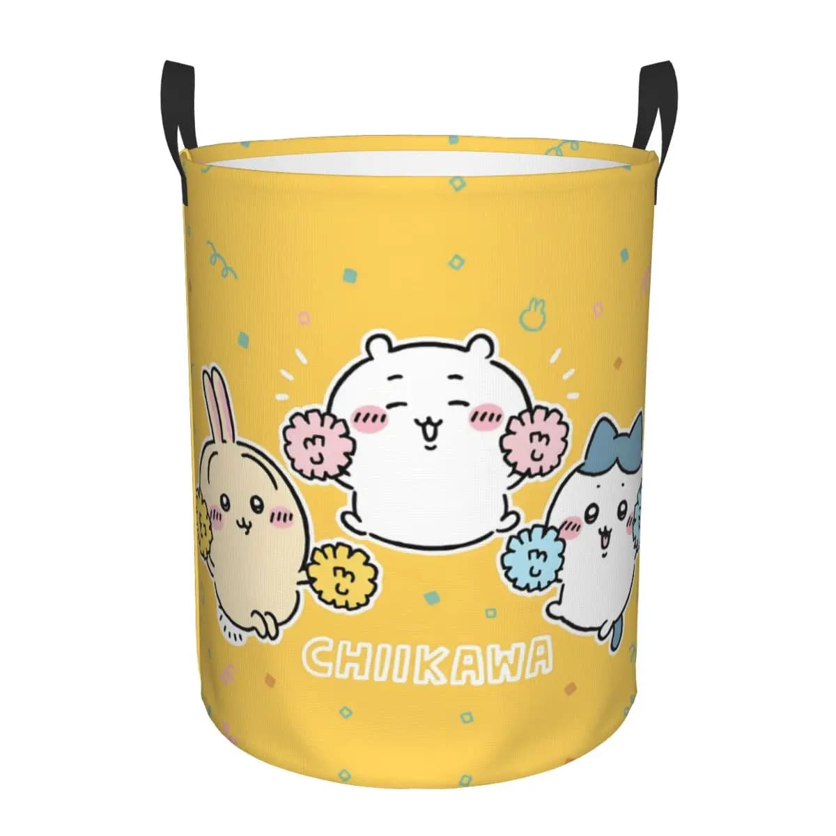 Cesto per Bucato Pieghevole con Motivi Anime Giapponesi Chiik A-Awas, Contenitore per Vestiti e Giocattoli per Bambini
