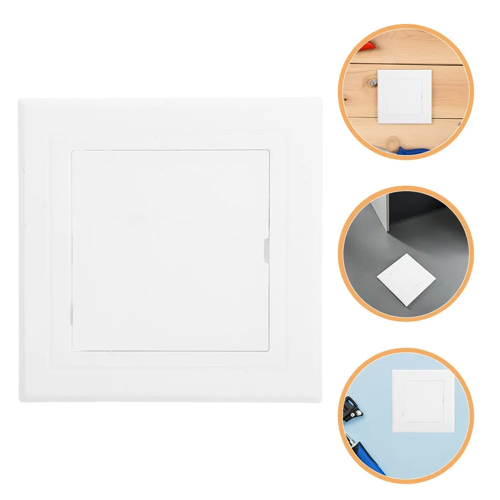Pannello di Accesso a Soffitto in ABS per Cartongesso, Facile Installazione, Coperchio Rimovibile per Manutenzione, Sportello Nascosto per Impianti Elettrici