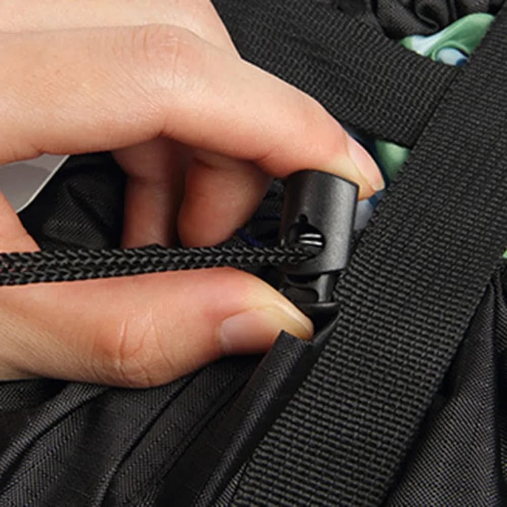 Sacca di Compressione Nera per Sacco a Pelo, Impermeabile e Pieghevole, Salvaspazio con Cinghia di Compressione e Cuciture Rinforzate per Campeggio