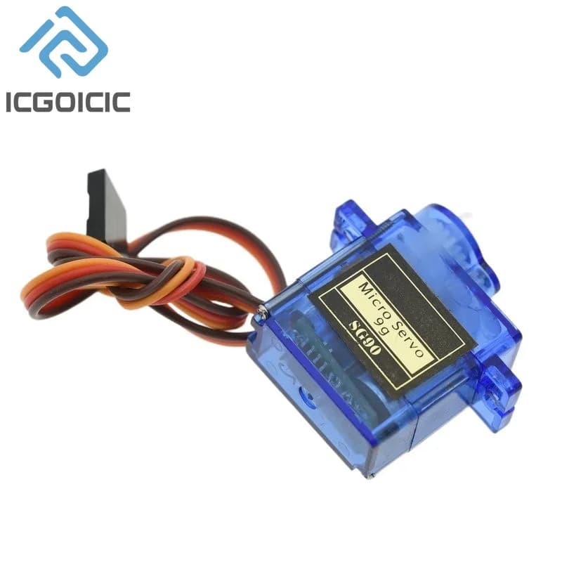 1 pz SG90 9G Micro servomotore servomotore per aerei RC braccio robot 180 ° /360 ° Controllo servomotore ad ala fissa per elicottero aereo