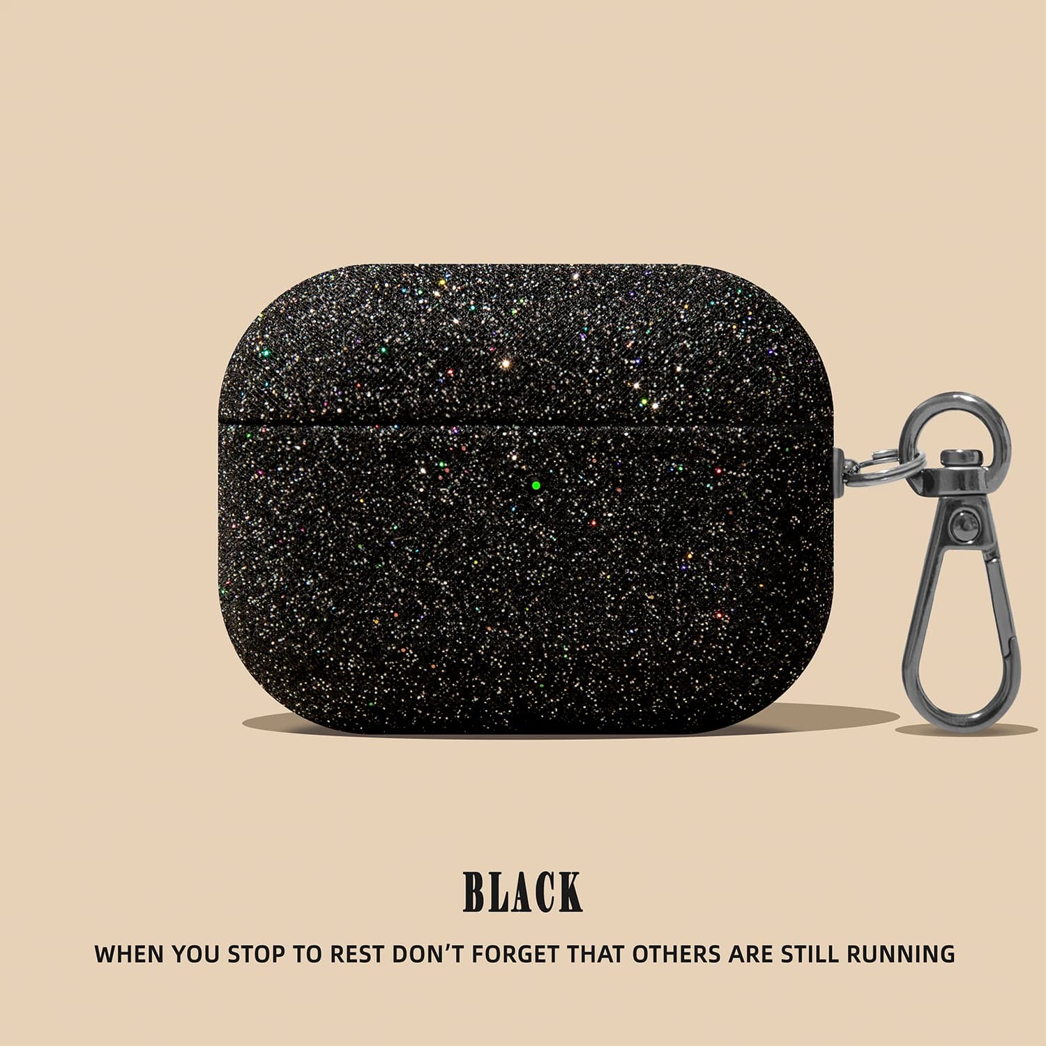 Custodia per cuffie con glitter argento moda per Apple Airpods 4 3 2 Pro Custodia per cuffie in silicone per Airpod Pro3 Pro2 Funda
