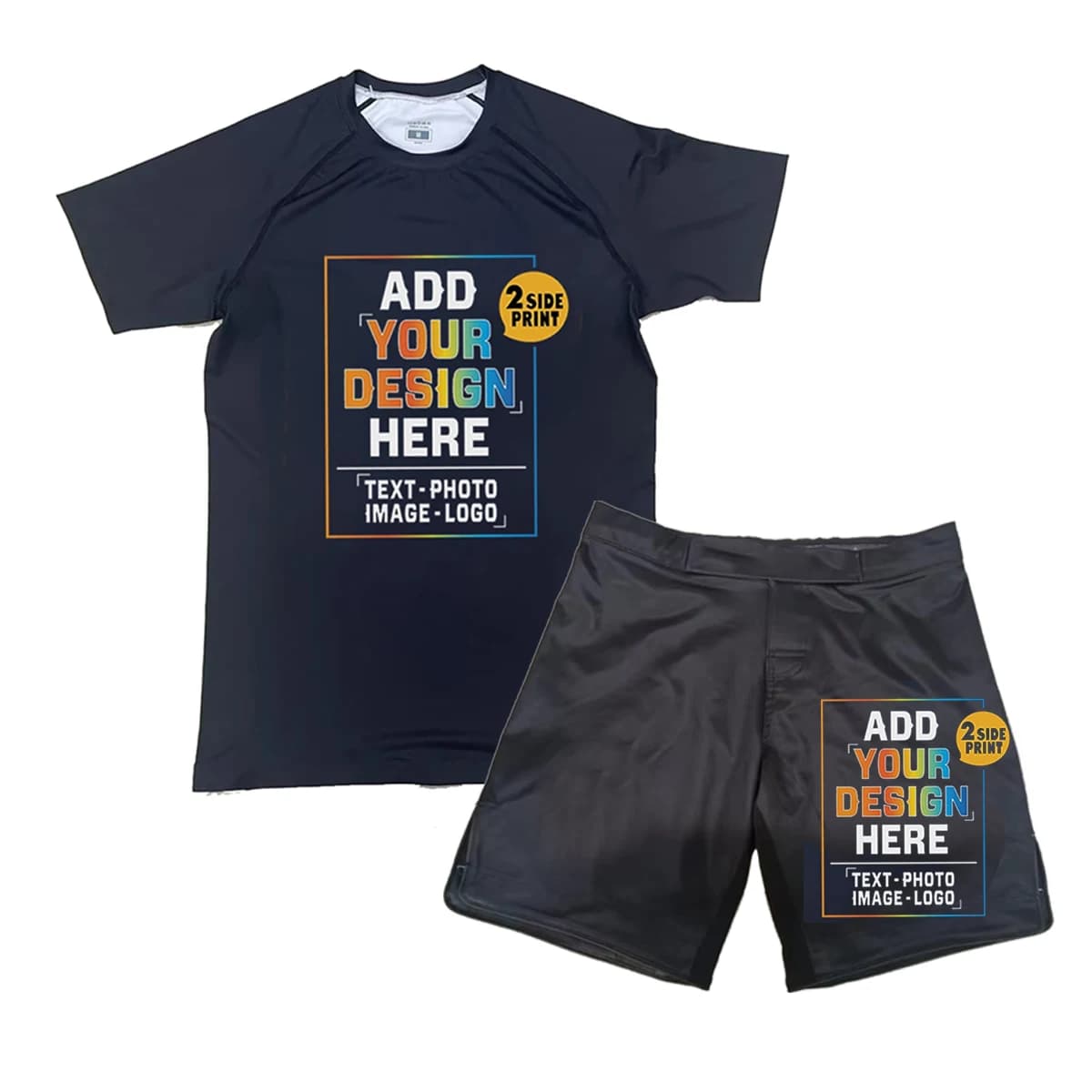 Tuta da wrestling da uomo personalizzata, maglietta da surf, costume da bagno da spiaggia, set fitness jiu jitsu per bambini e adolescenti MMA BJJ