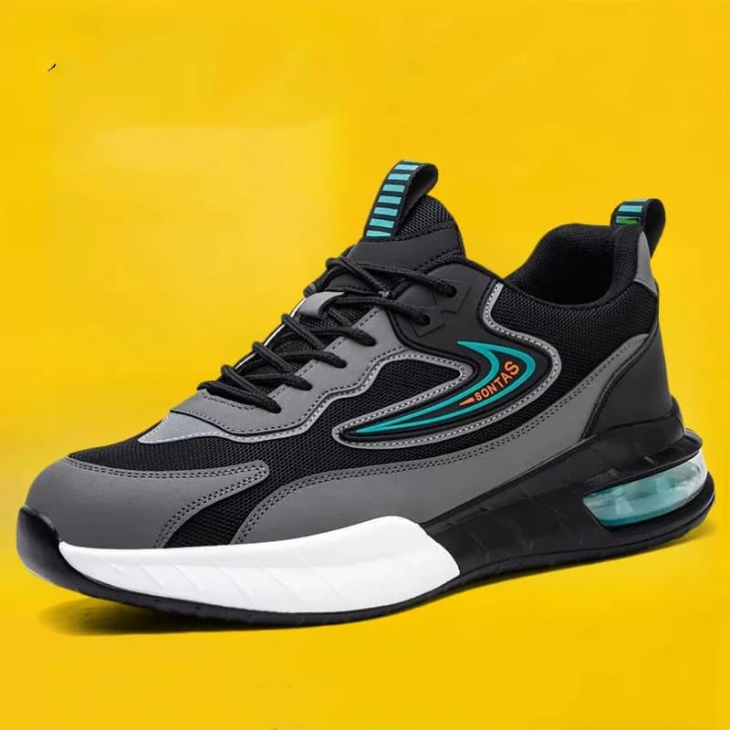 men's fashion steel toe shoes safety safety boots branded air cushion work shoes safety footwear safety footwear
