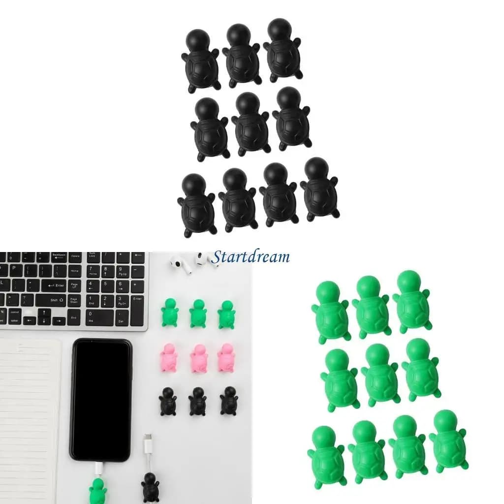 Porta organizzatori del cavo da 10 pezzi per gestione del cavo adesivo per cavo magnetico per cavo magnetico Porta del