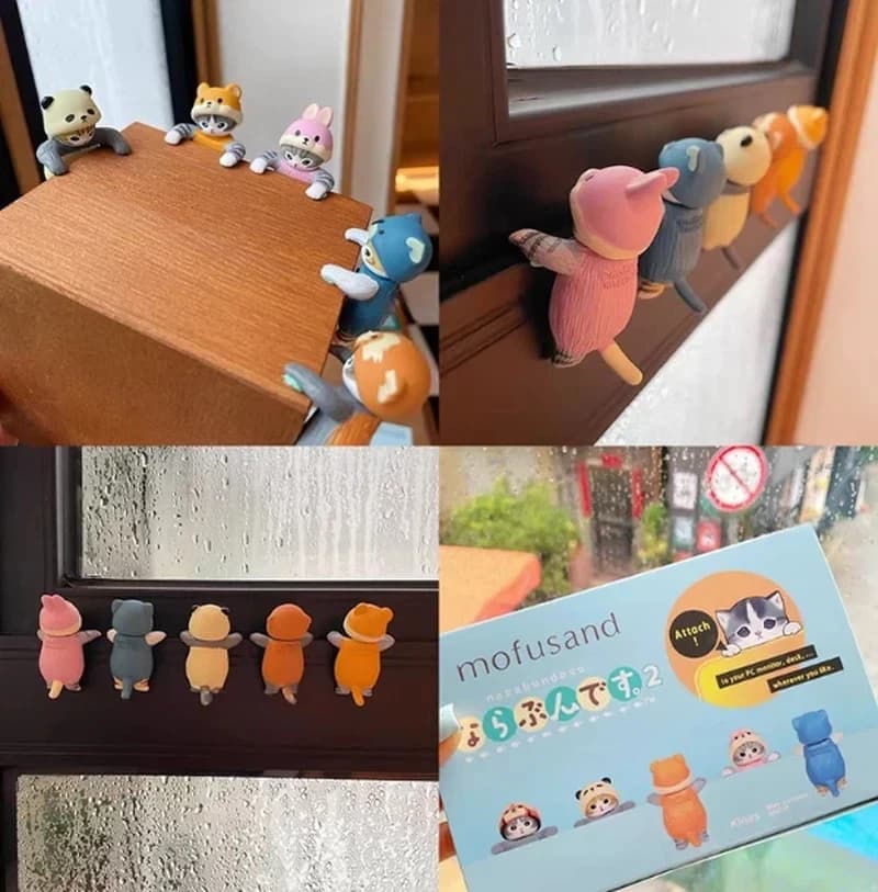New Cat Lying Posture Blind Box Decorative Mini Figure Animal Costume Action Figure Trendy Toys For Fans Collectible Gift