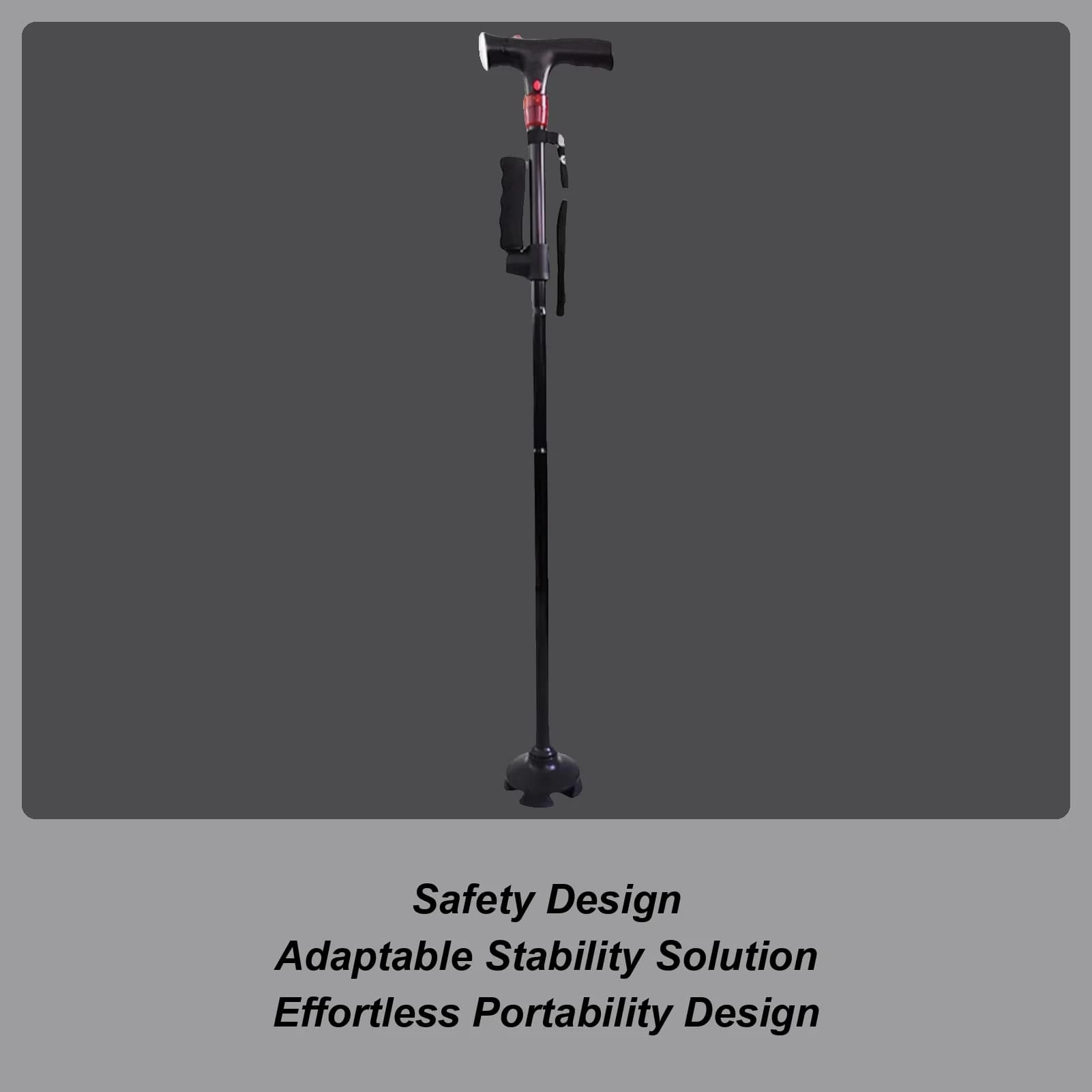 Walking Canes For Seniors Balance Walking Cane Stick For Men And Women Leg Injuries Standing Trekking Pole For Blind Visually