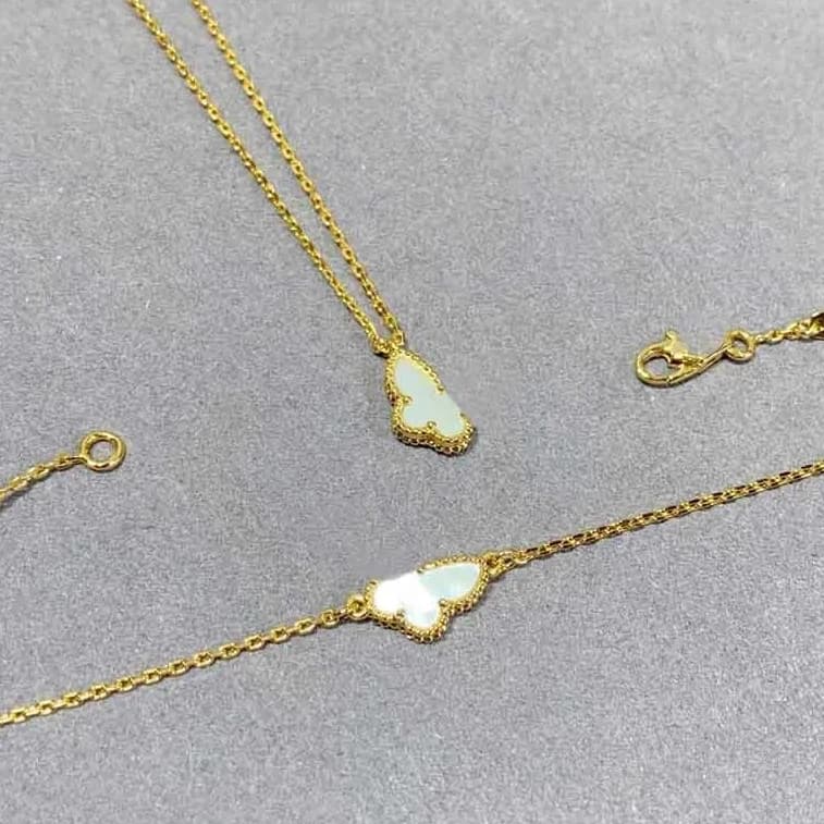 Pendant Necklaces Jewelry Designer Luxury Ladies White Friary Mini Butterfly Bracelet Necklace Turquoise Fashion classic