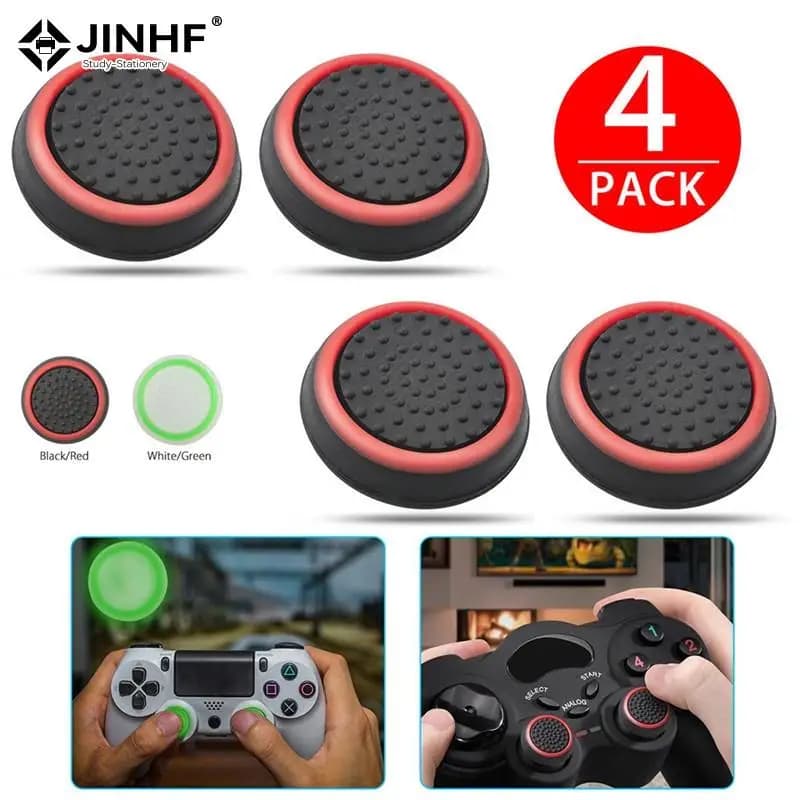 Copertura del cappuccio del Joystick delle levette del Silicone della sostituzione di 4 pz/lotto per PS3/PS4/XBOX 360 accessori senza fili del gioco dei controllori