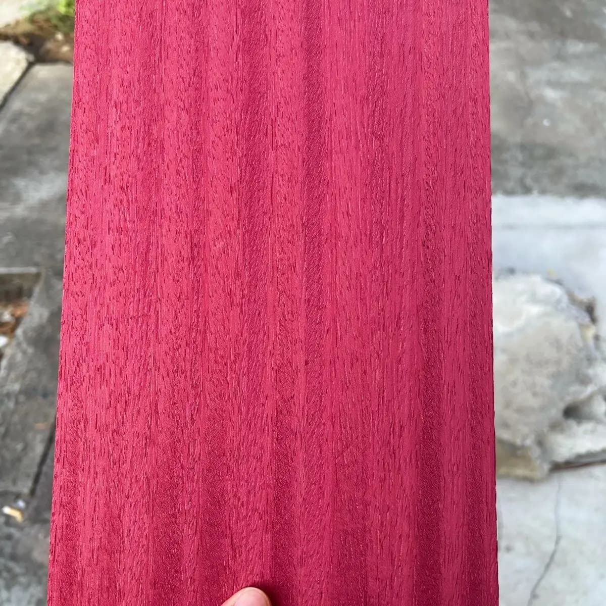 Materiale in legno per racchetta da ping pong Ayus tinto rosso da 1,5 mm, 2 pezzi