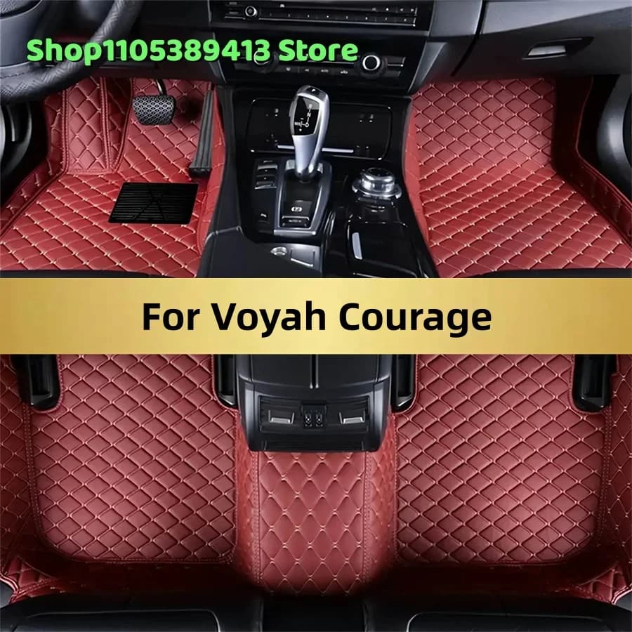 Tappetini Auto Personalizzati per Voyah Courage 2024 2025 2026 2027 2028 Accessori Tappeti Auto Moquette