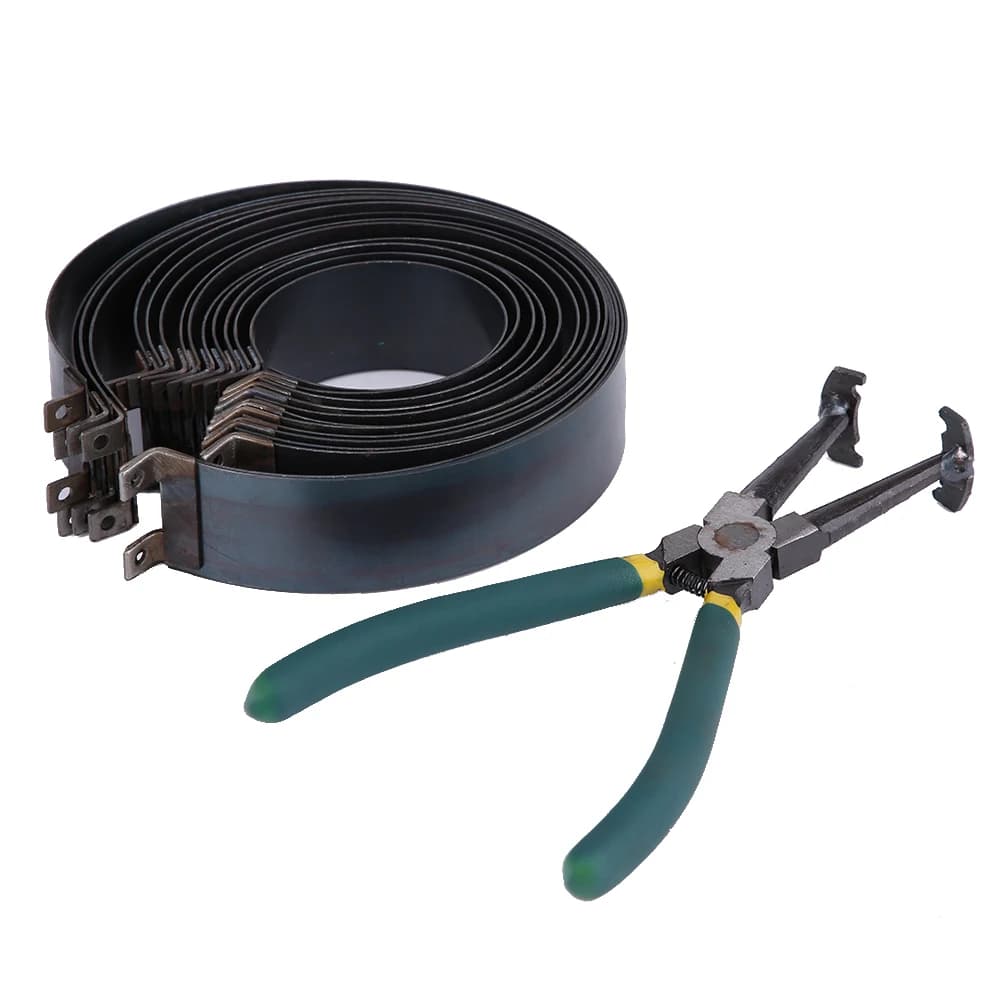 Repair tool kit for compressor set for elastic bands for car engines