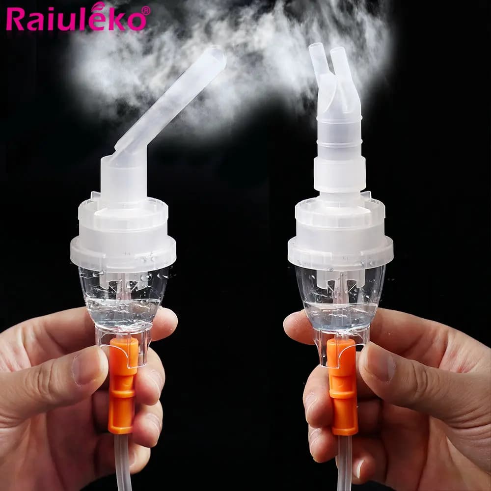 Set di inalatori Tubo morbido Inalatore Catetere Nebulizzatore Tazza Filtri Famiglia Medica Maschera per bambini Compressore d'aria Nebulizzatore Set di accessori