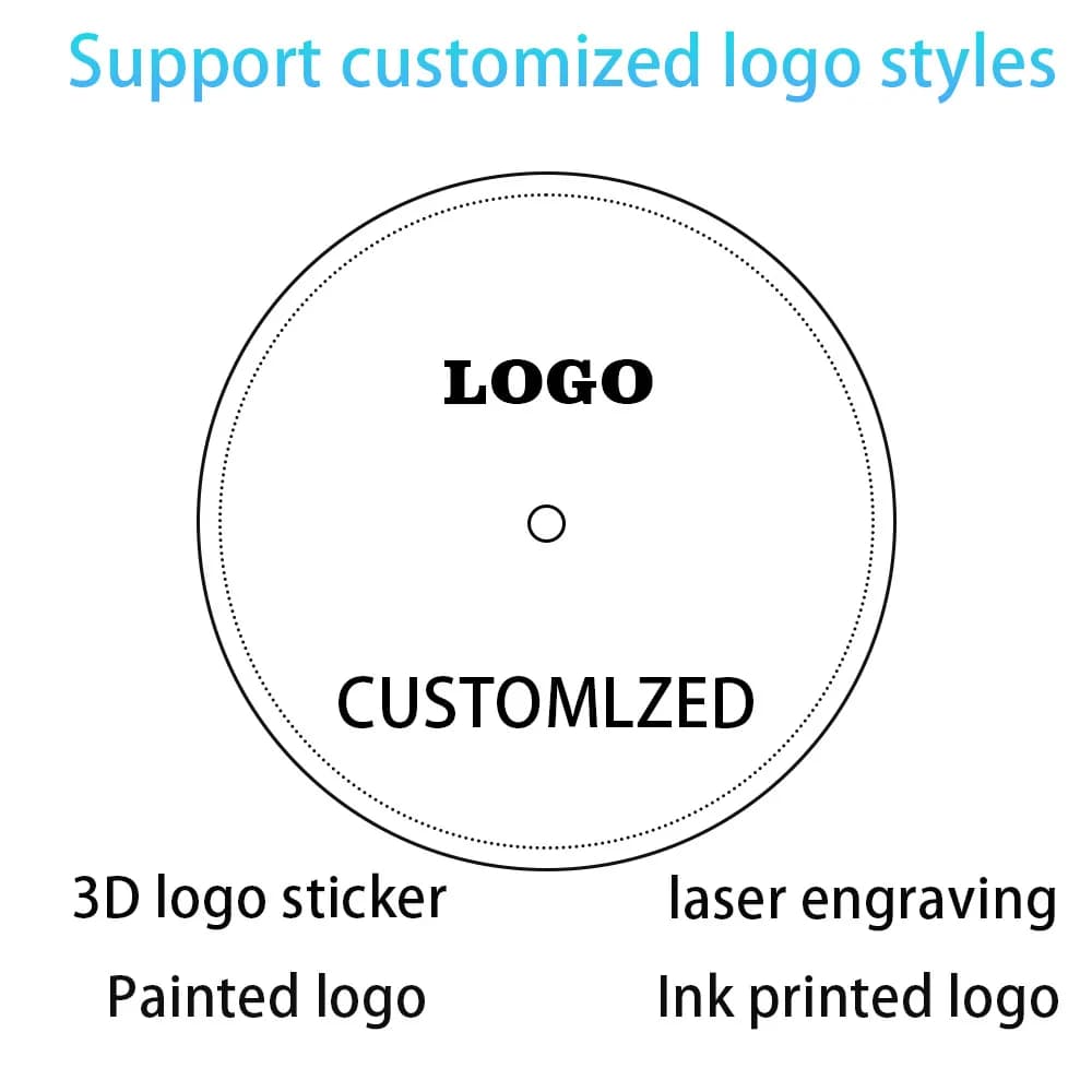 Supportiamo orologi e componenti personalizzati, incisione laser del logo, logo con texture 3D, logo verniciato, logo personalizzato
