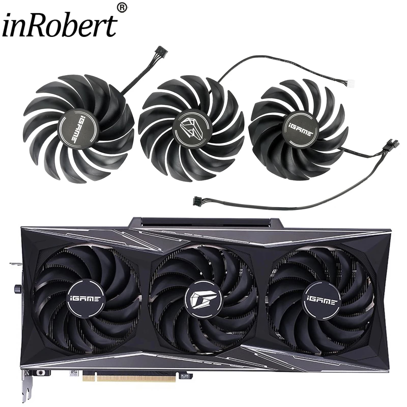 90MM PVA080E12R RTX3060 RTX3070 RTX3080 Ventola di raffreddamento per iGame colorato RTX 3060 3070 3080 Ti Vulcan Ventola della scheda video