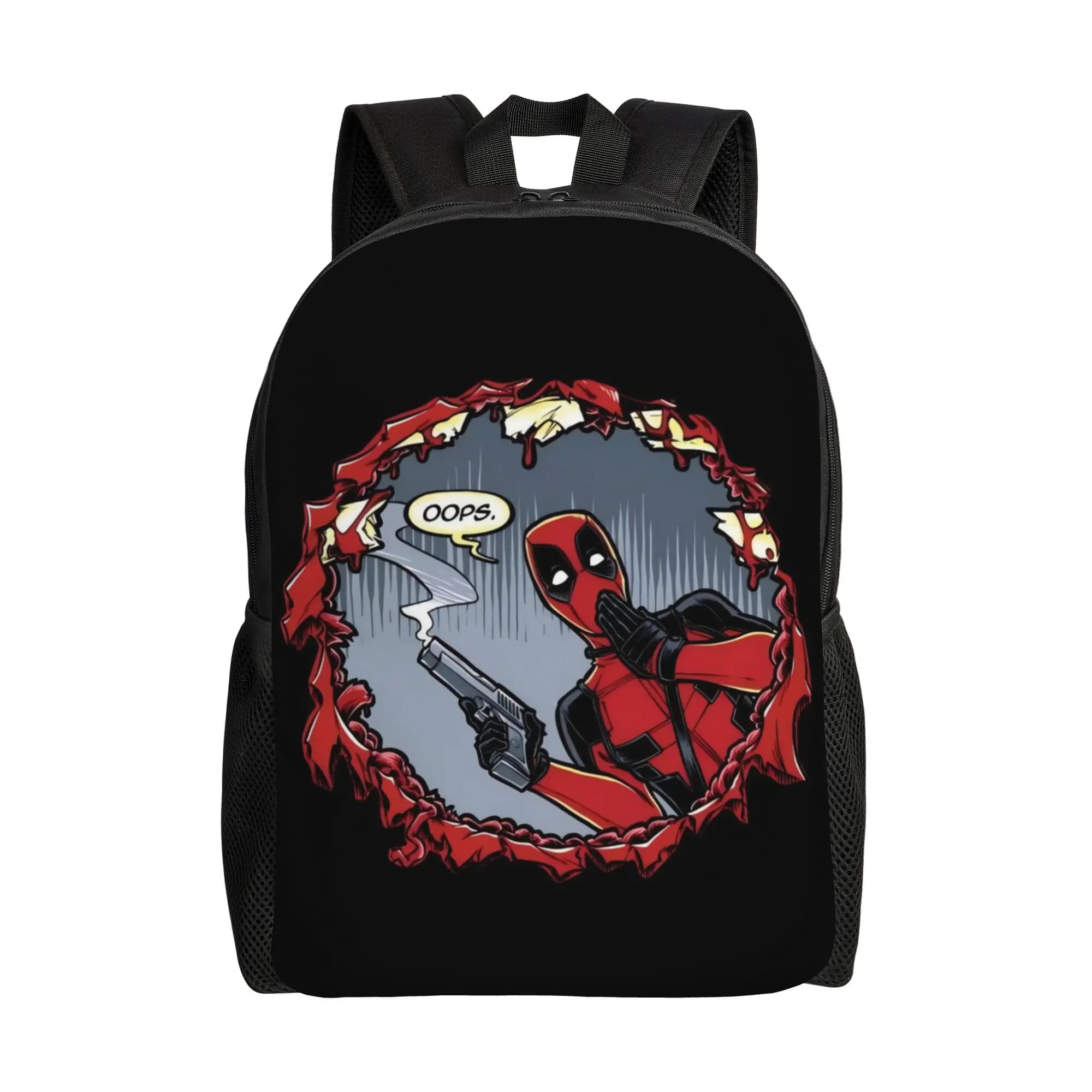 Borsa da scuola Marvel per il ritorno a scuola Deadpool Oops Zaino robusto con tracolla