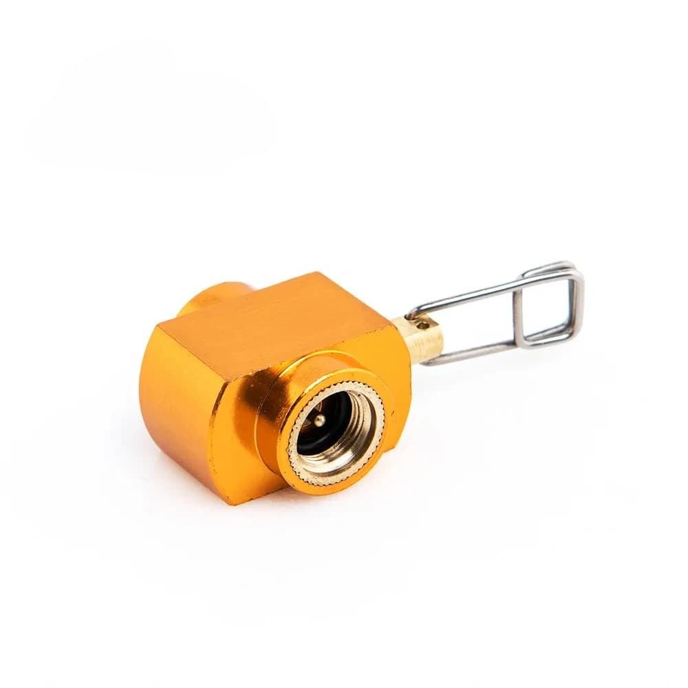 Accessori per fornelli da campeggio Serbatoio del gas da campeggio Valvola di ricarica reciproca del gas Adattatore per serbatoio del gas esterno regolabile