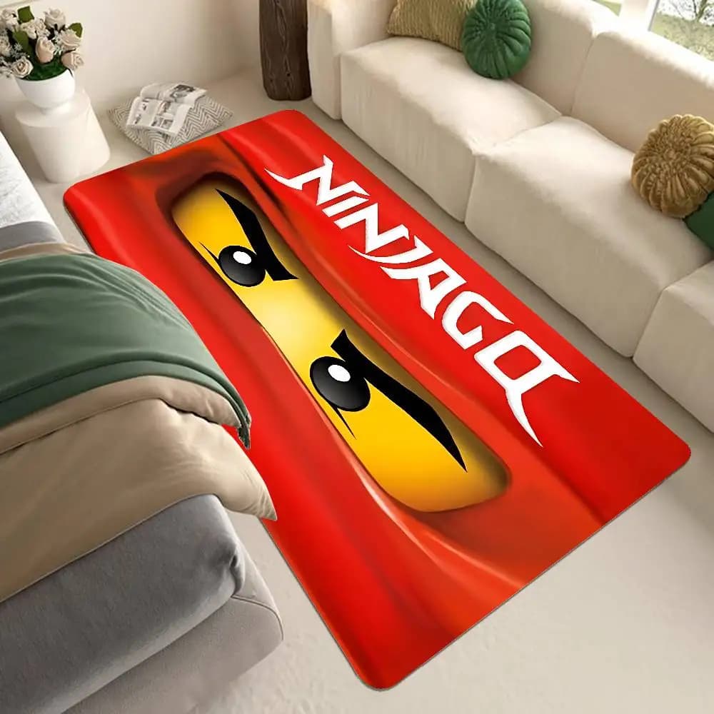 Cartoon N-Ninjago kitchen mat, decoration for children's room, balcony, non-slip tib, living room, Alfombra