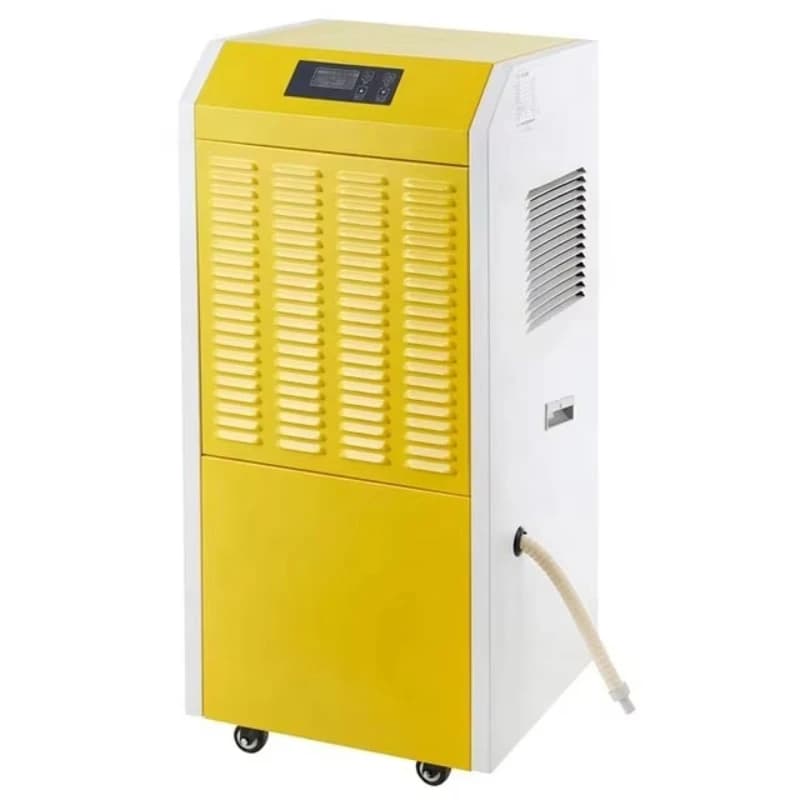 Deumidificatore Elettrico Senza Serbatoio da 90L con Connessione Diretta per Drenaggio, Asciugatrice Commerciale, Potenza Industriale per Uso Domestico