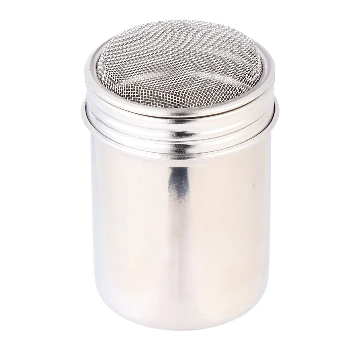 1 Pezzo Barattolo per Spezie in Rete di Acciaio Inossidabile, Bottiglia Portatile Compatta per Condimenti, Contenitore per Sale e Pepe in Polvere per Cucina