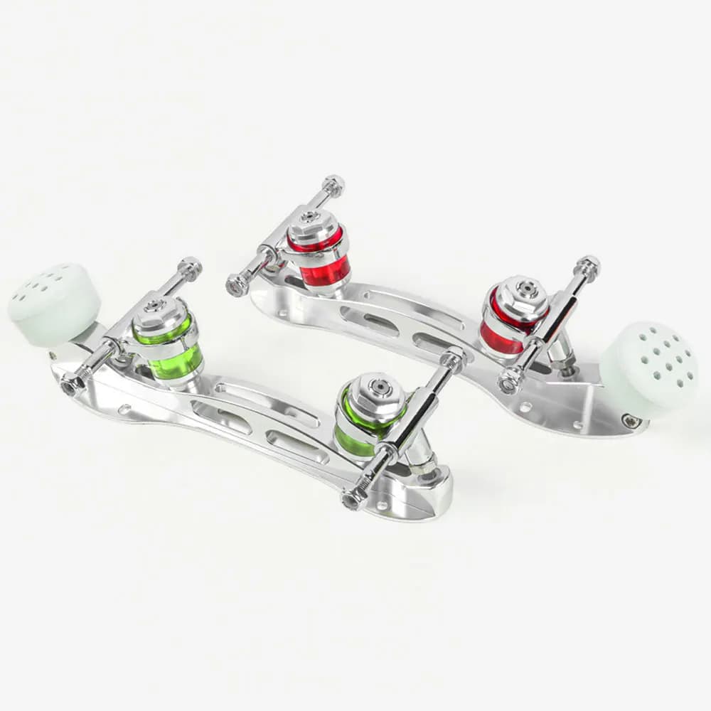 Pattini a rotelle doppi a quattro ruote 6061 CNC staffa integrata Sneaker Base di modifica fai da te pattini professionali camion di scarpe AMB303