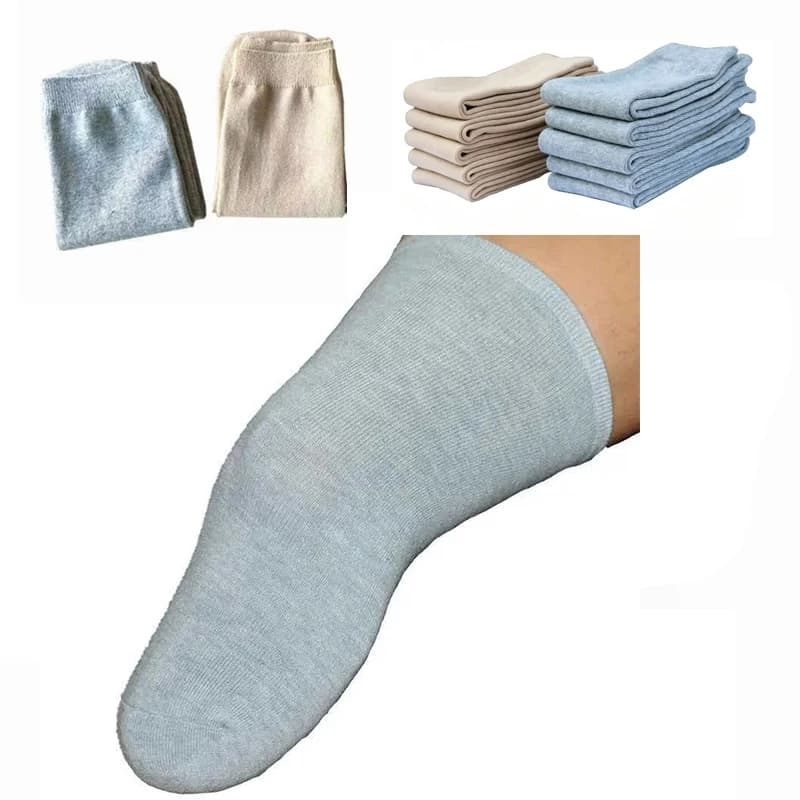 Thickened Pure Cotton Prosthetic Socks for Amputees, High Elasticity Residual Limb Socks Protective Cushion Sleeves