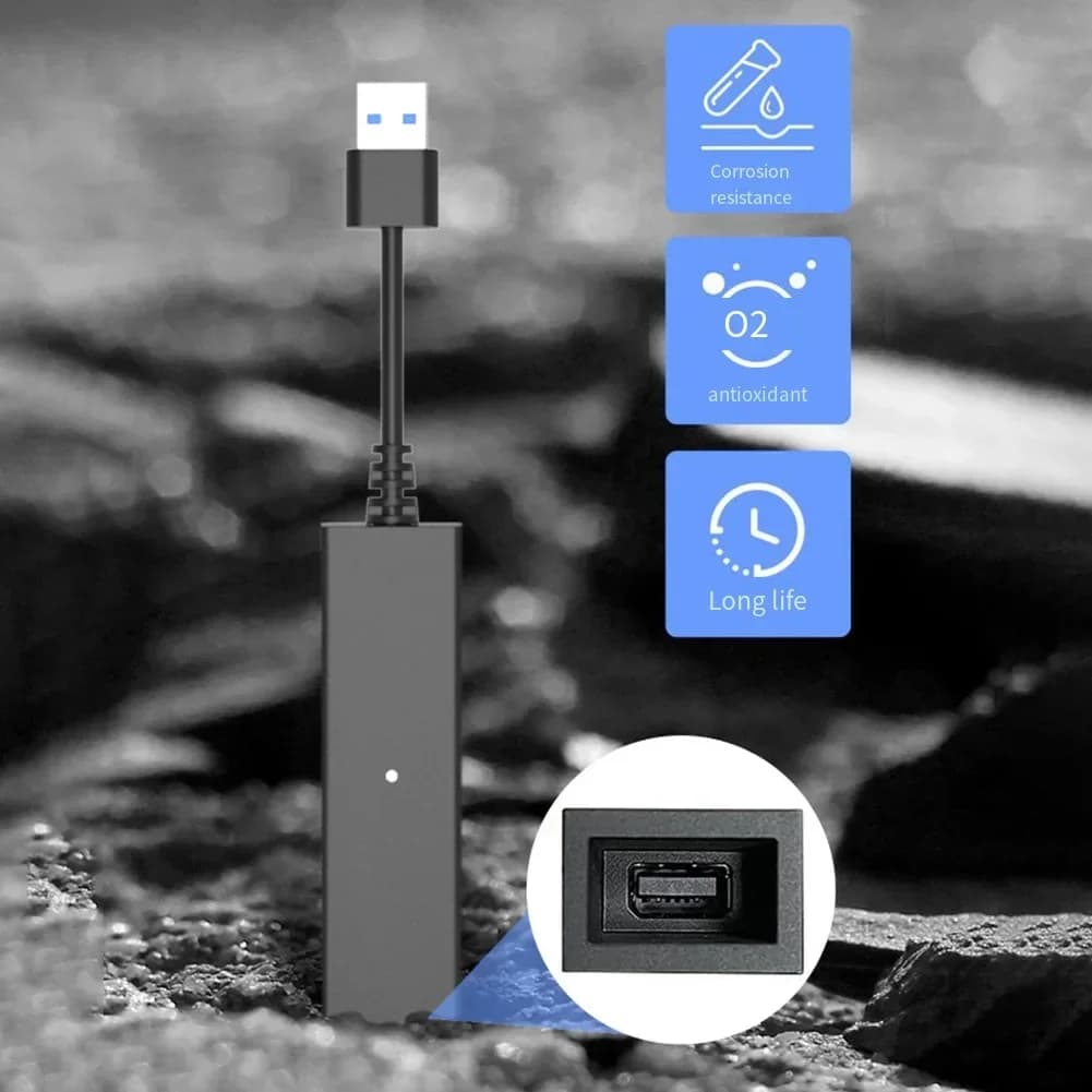 Adattatore per Fotocamera VR USB3.0 per Connettore PS VR a Cavo PS5, Cavo Adattatore VR con Indicatore LED, Accessorio per Giochi