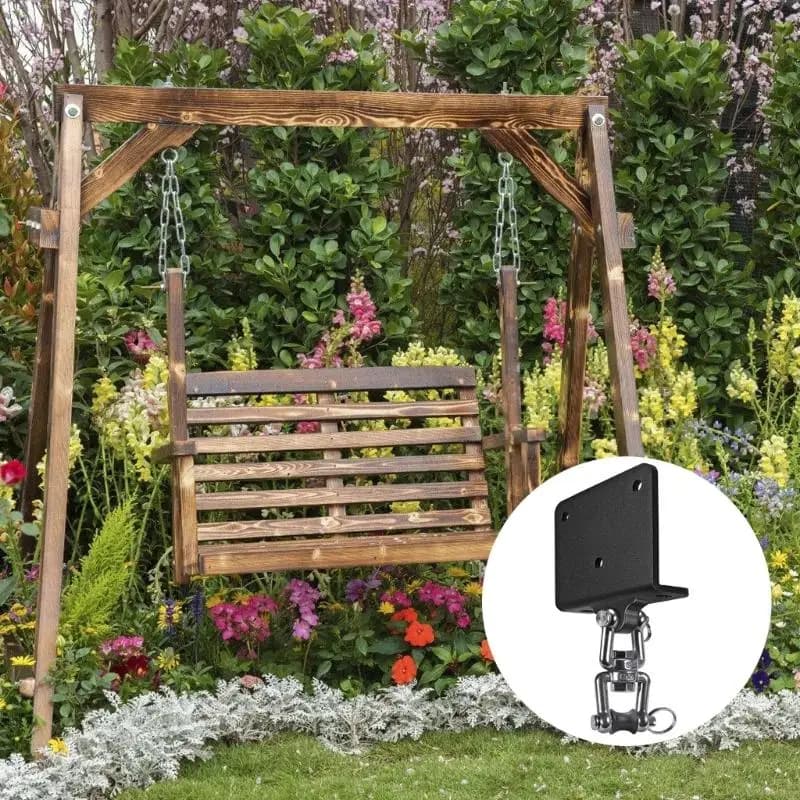 Wooden hanger bracket 360 rotating bags hooks for heavy bag support 69hd