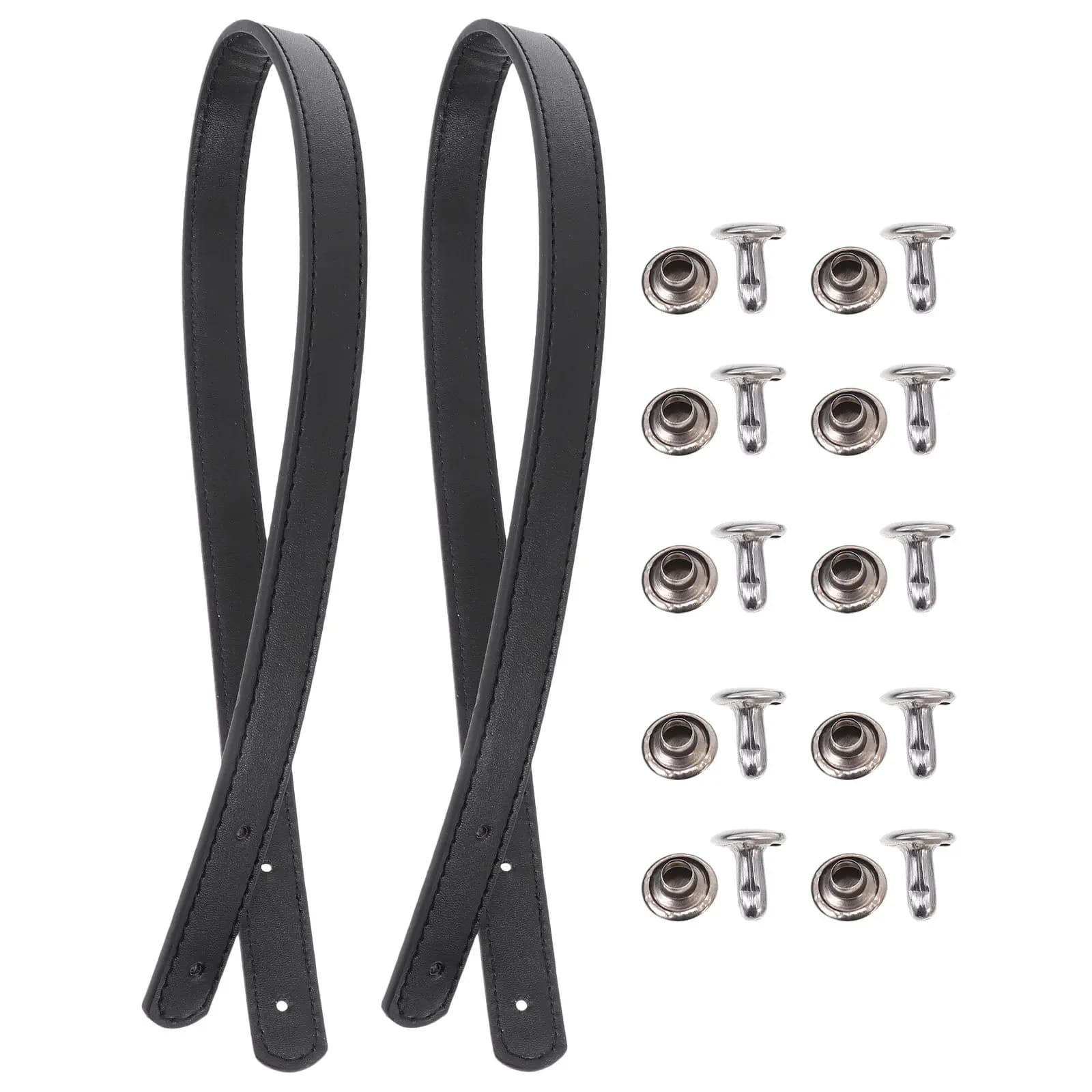 Set di 2 Cinghie di Ricambio in PU Soft Touch per Borse, Design Elegante e Sottile per Borse a Mano e a Spalla, Cinghia Fai-da-Te