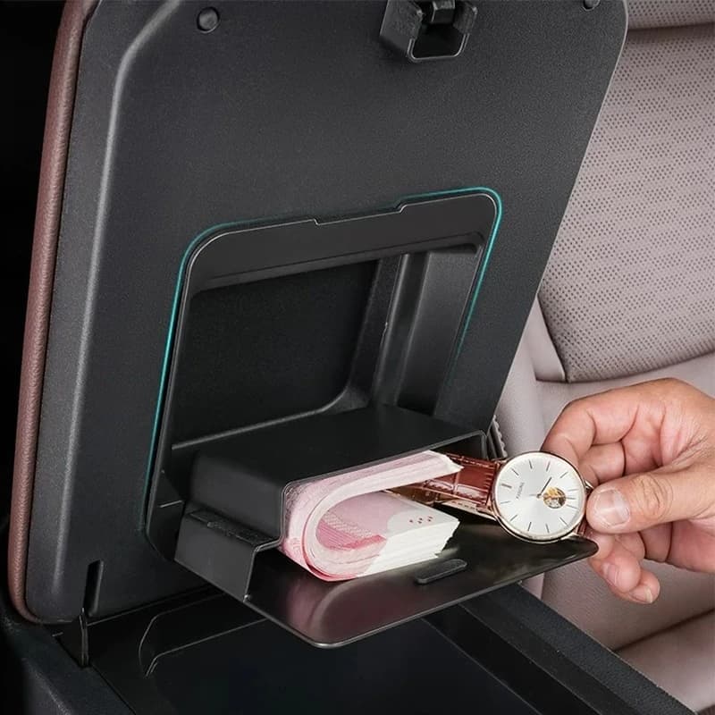 For 2024 2026 Toyota Land Cruiser Prado LC250 Center Console Armrest Storage Box Organizer Interior Accessories