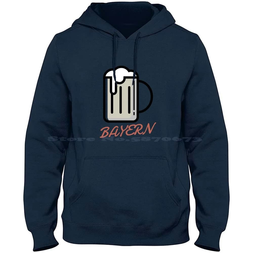 Bavaria germania regalo monaco 100% puro cotone felpa con cappuccio Tshirt bavarese regno Bararian Oktoberfest monaco prati Cheers