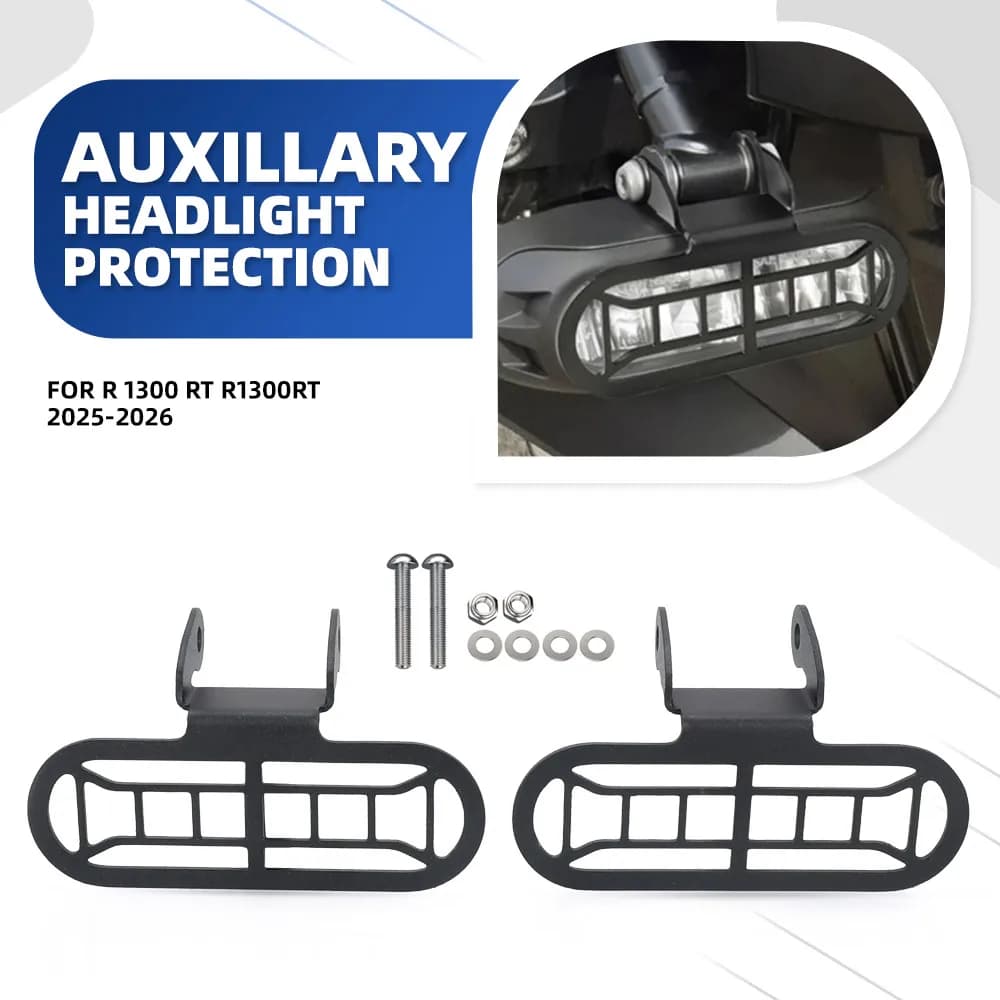 2026 2027 NEW For BMW R 1300 RT R1300 RT 2025 Motorcycle LED Auxillary Headlight Protection Spotlights Fog lights Cover R1300RT