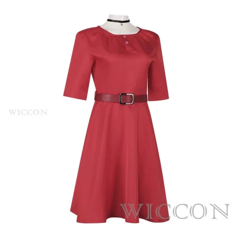 Nuovo costume Nico Red Staff Anime Watch Outfit Summer Witch Party Laurea Parrucca cosplay Set vestito 2025