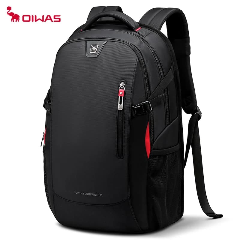 Zaino da uomo OIWAS per laptop da 15,6 pollici, borse da scuola, nylon impermeabile, 29 litri, borsa a tracolla casual, da viaggio, per adolescenti, Mochila