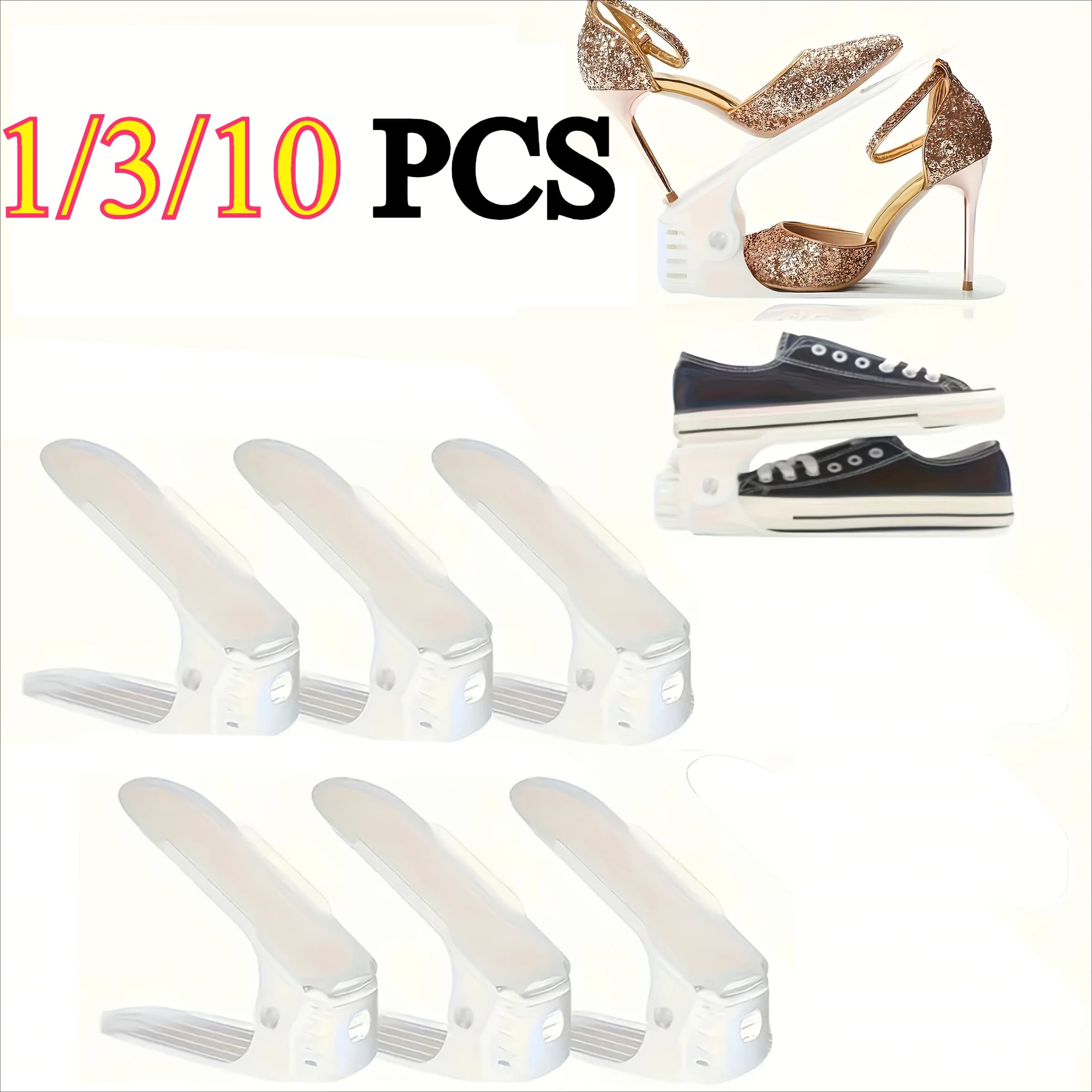 Storage spout, double-layer shoe holder, integrated home dorm space for storing artifacts, slippers