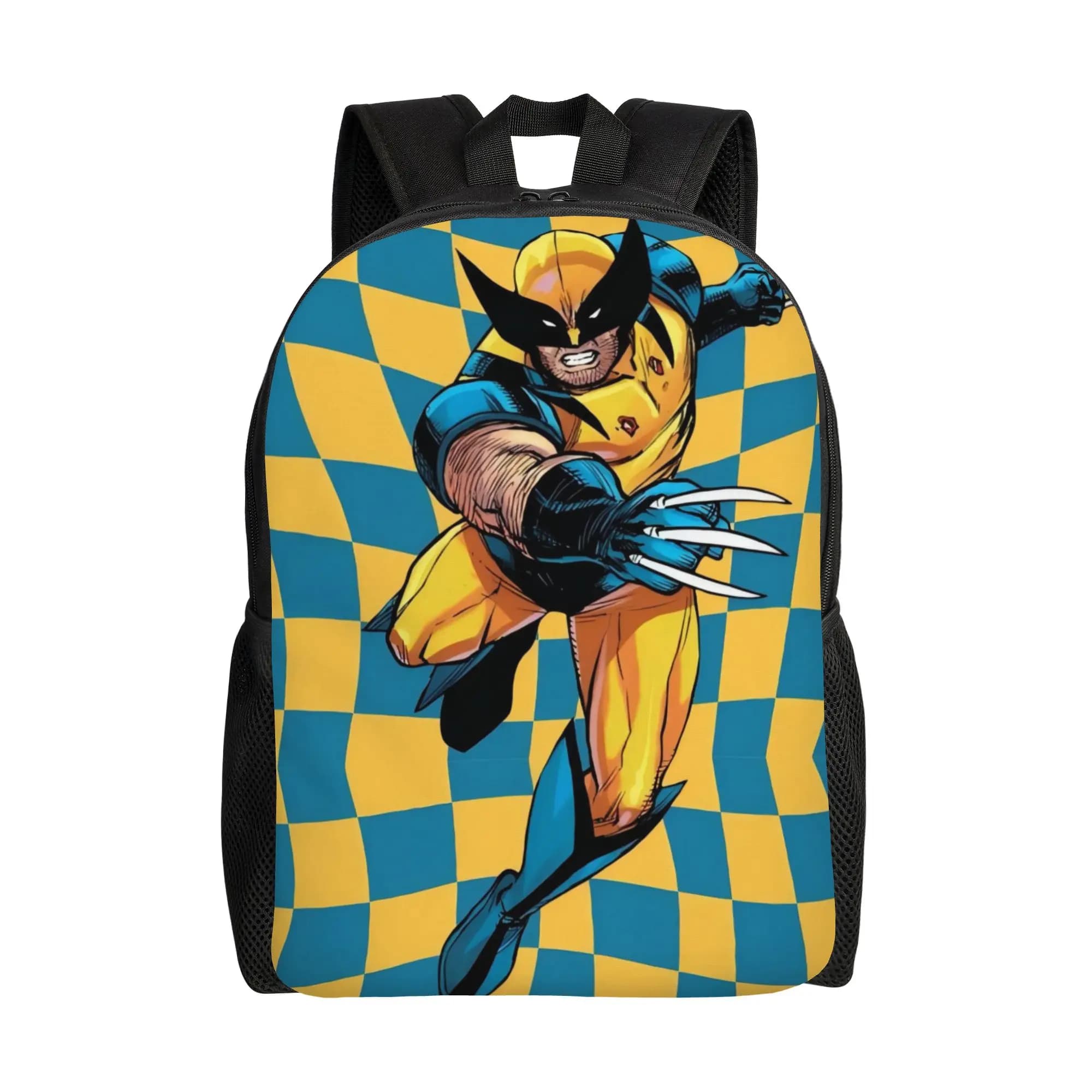 Zaino Wolverine X-Man per il ritorno a scuola, zaino Marvel per il personale d'ufficio, zaino porta snack.