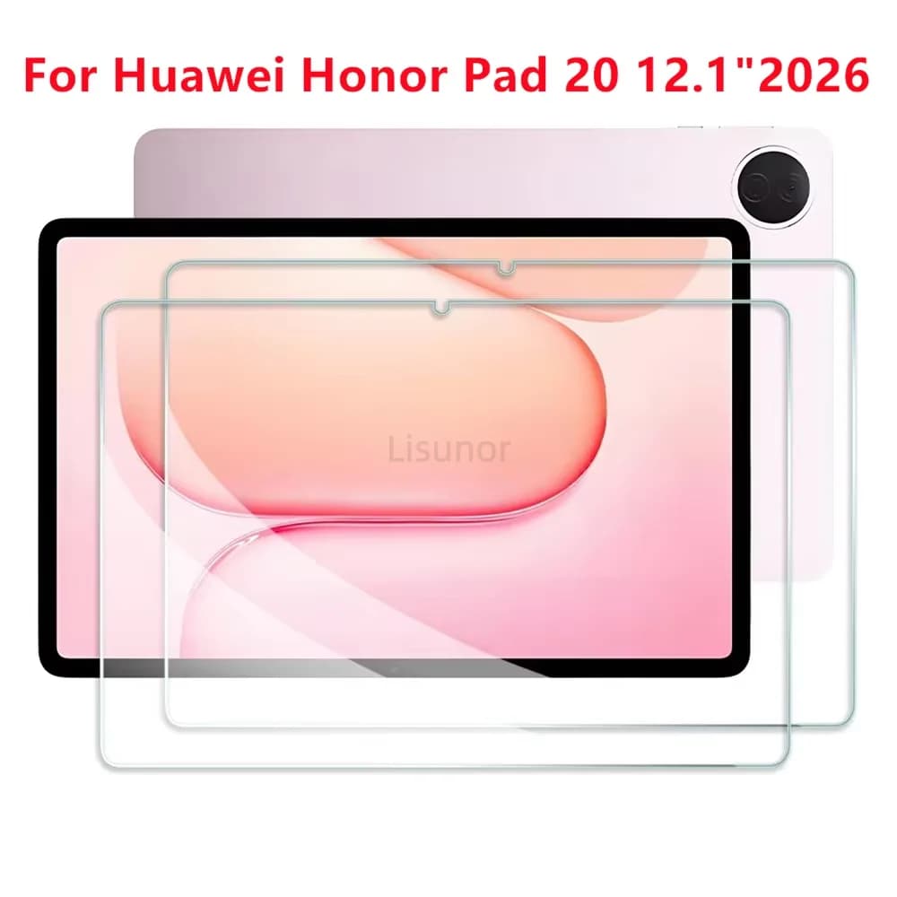2 PCS 9H Tempered Glass Tablet Screen Protector For Huawei Honor Pad 20 12.1 Inch Anti Scratch Bubble Free HD Protective Film