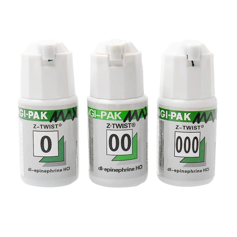 1 Bottle Dental Thread Disposable Gingival Retraction Cord Green Knitted Cotton Gum Line Dentist Materials Tool Size 0 00 000