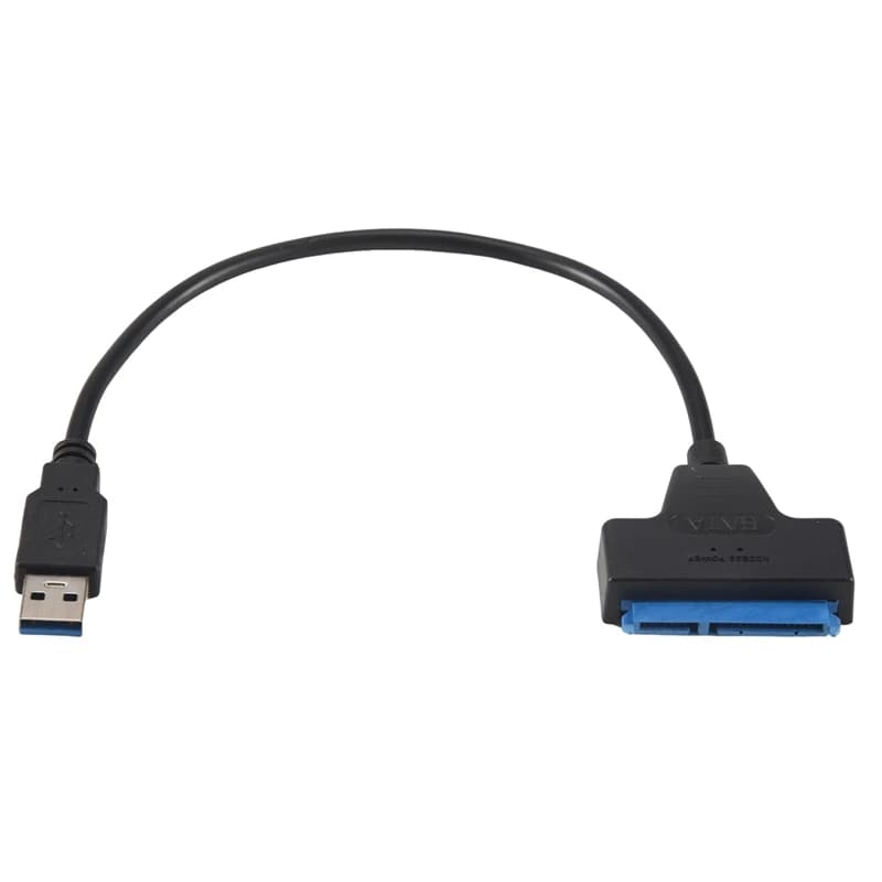 USB 3.0 To SATA Adapter Cable For 2.5 Inch SSD/HDD Drives - SATA To USB 3.0 External Converter And Cable,USB 3.0 - SATA III Conv
