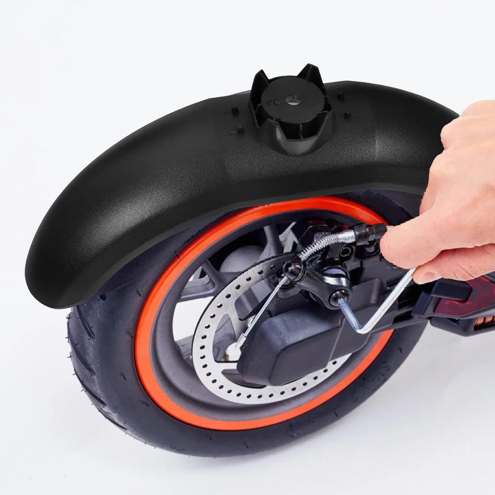 Supporto Anteriore per Parafango Scooter Elettrico, Ricambio Durevole Antivibrazione in Plastica per Parafango Scooter
