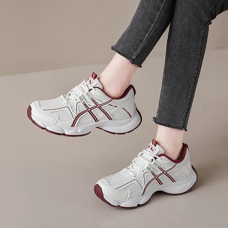 Women Casual Sneaker Comfortable Breathable 2026 New Brand Woman Platform Shoes Classic Stripe Designer Shoes Trend Sneakers