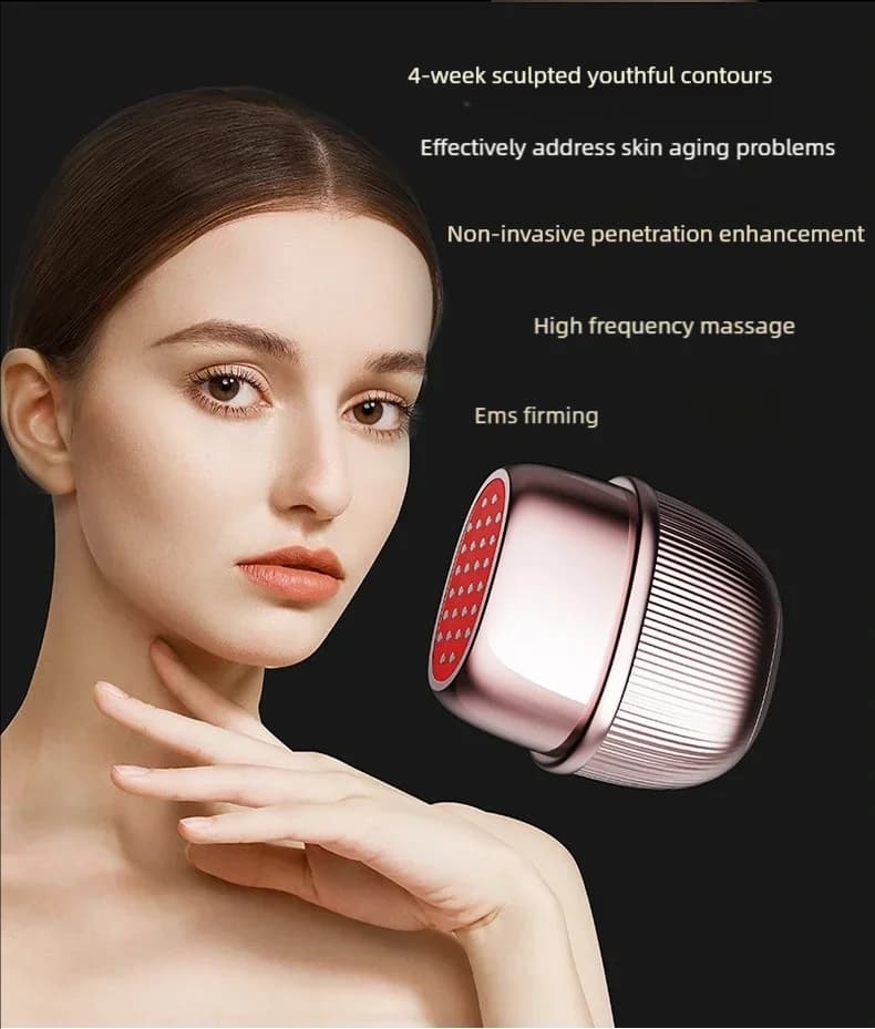 Beauty device for collagen cannon EMS Microcurrent stamped RF 3 Model 3 Color LED 38-45 °C Anti-aging face tool for wrinkle lifting
