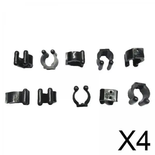 Clip per Stecche da Biliardo Durevoli, Supporto in Plastica Nera per Stecche da Pool e Accessori per Biliardo