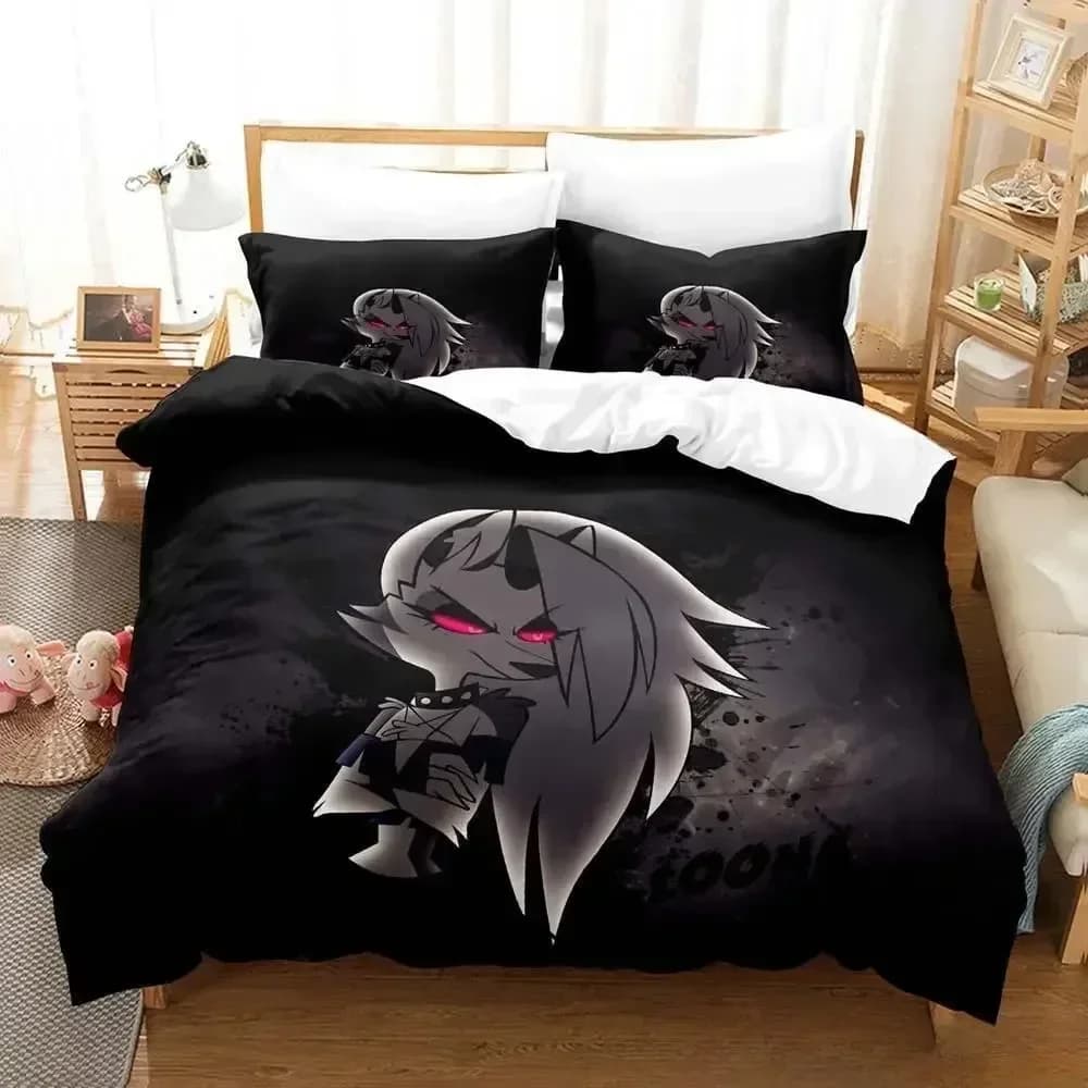 Loona boss Set biancheria da letto Singolo Twin Full Queen King Size Set letto per bambini adulti Set copripiumino per camera da letto 3D Anime parure de lit