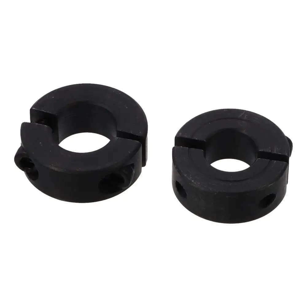 Oxide Carbon Steel Shaft Collars Black Inner Diameter 6-55mm Double Split Clamping Collar Ring Collar Conveyor Belt Systems