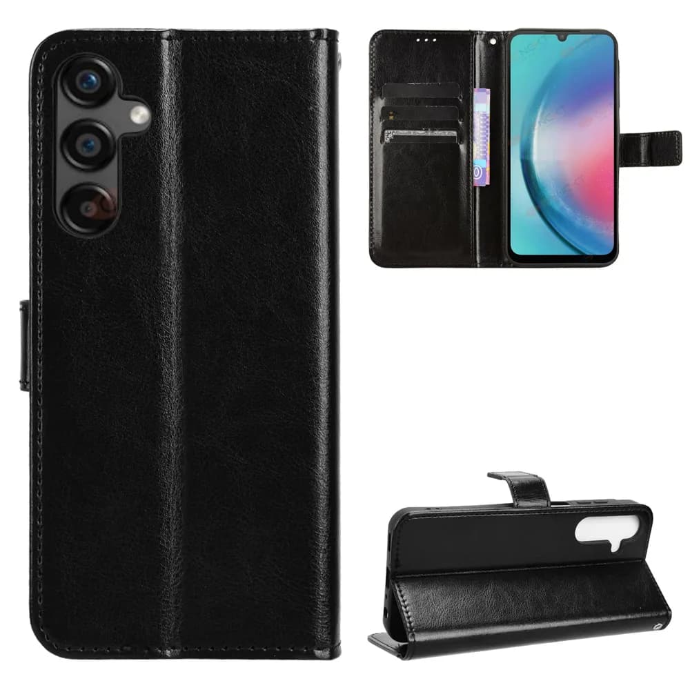 Per Samsung Galaxy M55 C55 F55 5G di lusso Flip PU Portafoglio in pelle Cordino Custodia per Samsung M55 M35 M 55 SamsungM55 Borsa per telefono