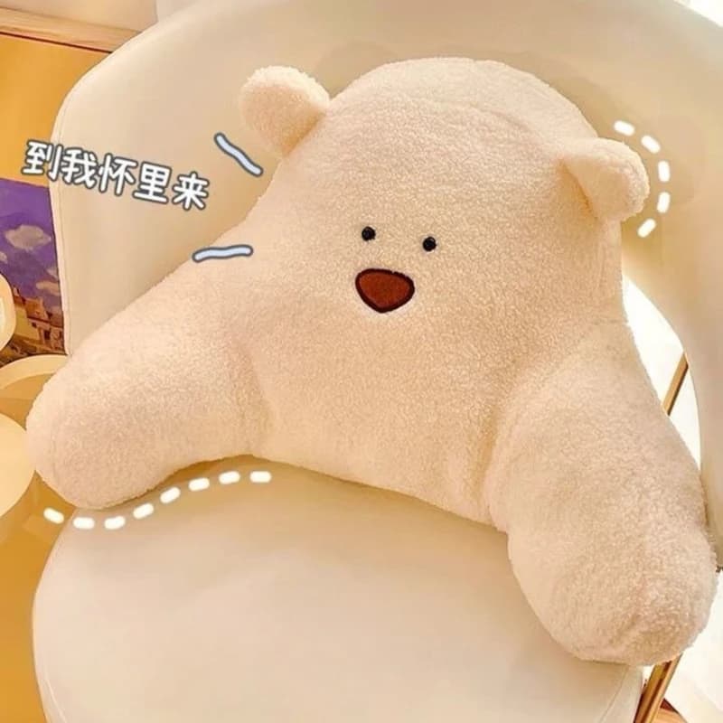 Cuscini carini Cuscino per la vita per ufficio Sedie Schienale per seggiolino auto Cuscini per abbraccio lombare Cuscino per camera da letto Divano Decorazione della casa