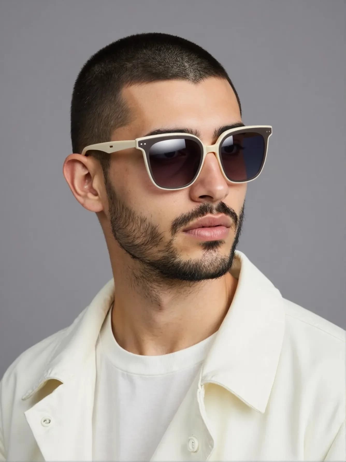 New Korean version of trendy sunglasses with big frame with a high fashion sense, slim travel and driving trends, street sunglasses